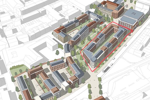 Drawing of planned Birmingham Road site