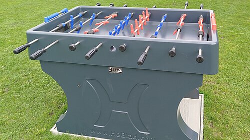 Outdoor concrete table football